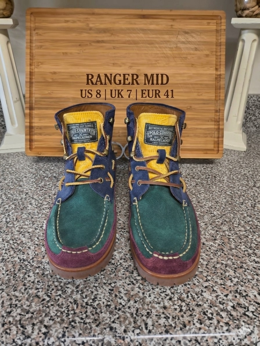 Polo by Ralph Lauren Ranger Mid Men's Multicolor Suede Boots